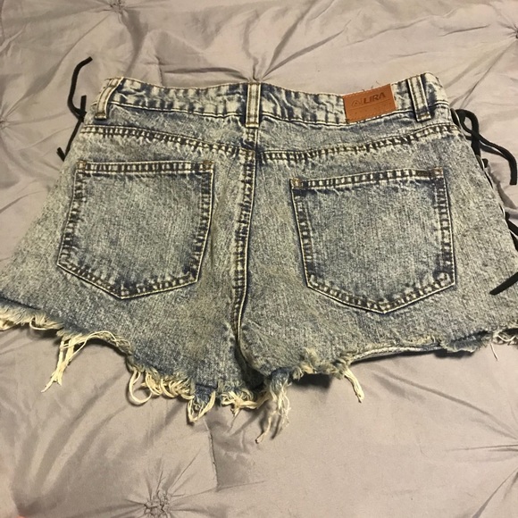 High rise jean shorts - Picture 2 of 2